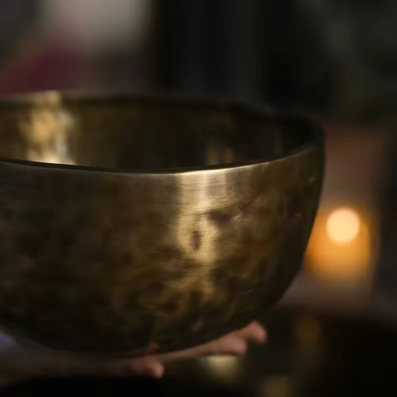 Bol Tibétain Chantant en Laiton – Fait Main au Népal
