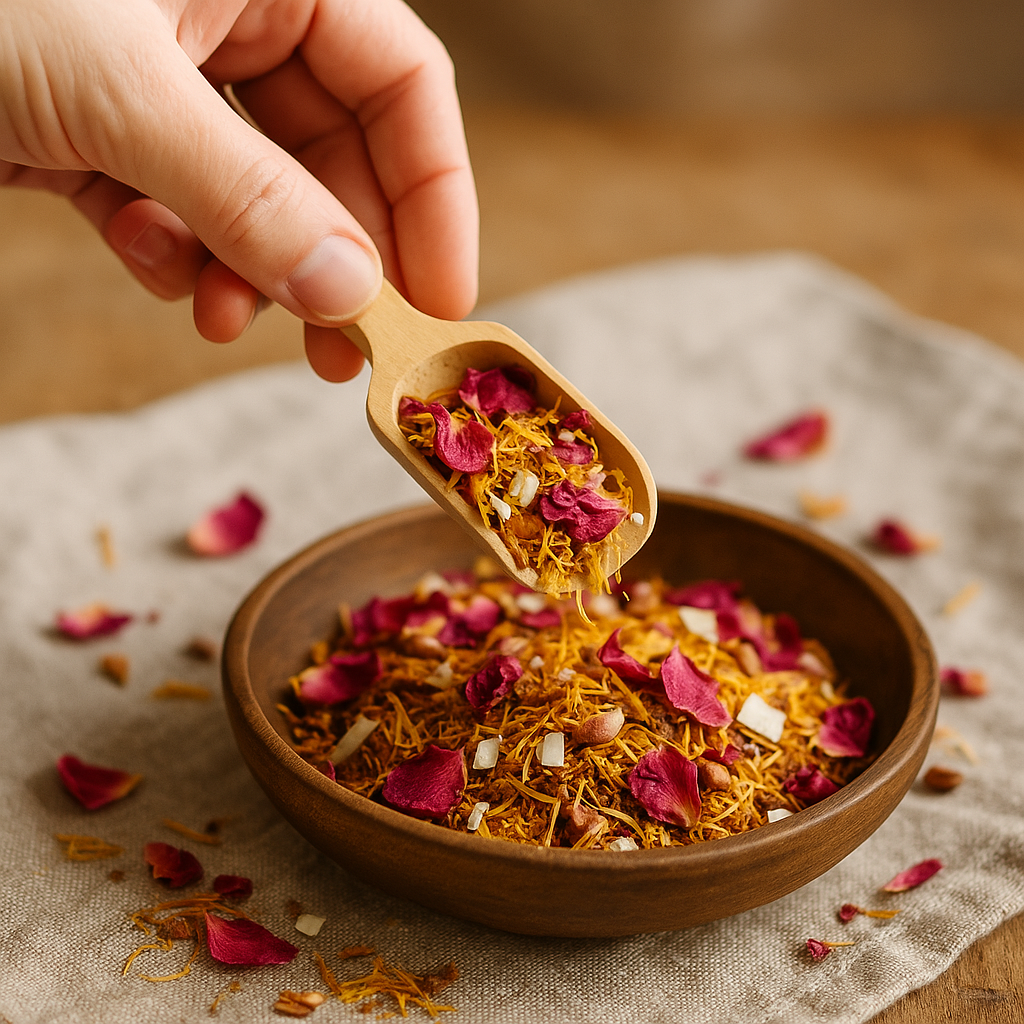 Rose Dorée: Rose – curcumin – coco